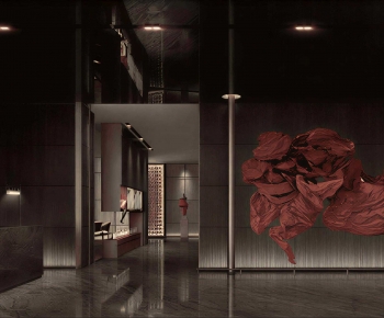 New Chinese Style Lobby Hall-ID:131437069