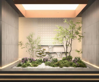 New Chinese Style Plant Landscaping-ID:111366997