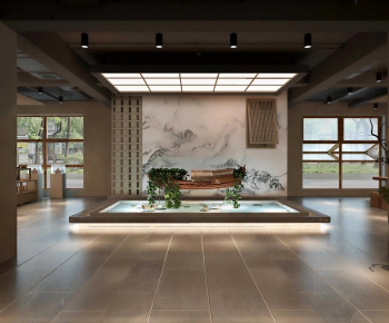 New Chinese Style Plant Landscaping-ID:111958986