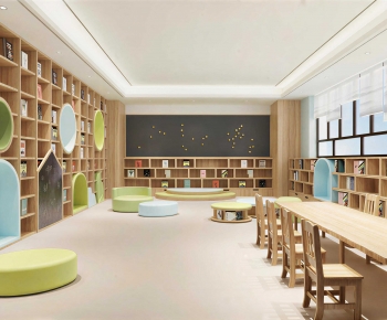 Modern Children's Reading Room-ID:164828065