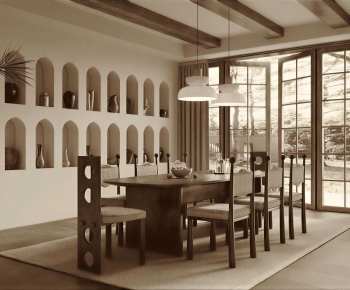 Modern Dining Room-ID:708977942