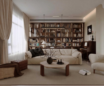 Modern A Living Room-ID:674602033