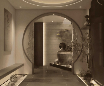 New Chinese Style Teahouse Tea House-ID:399046904