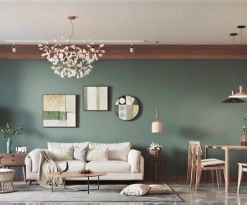 Modern A Living Room-ID:838639759