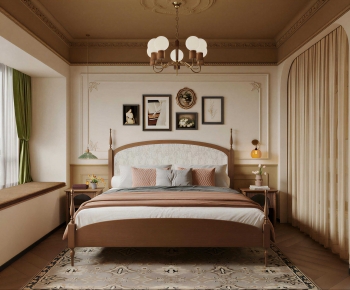 French Style Bedroom-ID:279521947