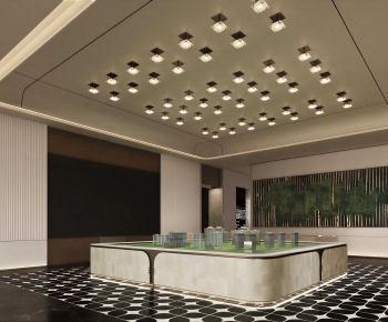 Modern Real Estate Sales Office-ID:291384941