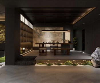 New Chinese Style Tea House-ID:927325013