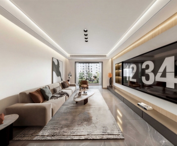 Modern A Living Room-ID:180898905