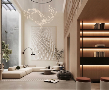 Modern A Living Room-ID:837691072
