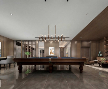 Modern Billiards Room-ID:893634085
