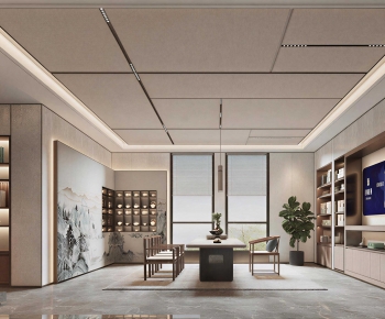 New Chinese Style Teahouse Tea House-ID:990334999