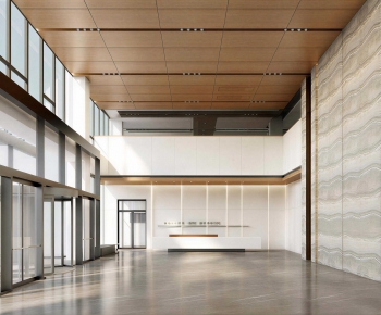 Modern Office Reception Desk-ID:791945937
