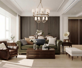 American Style A Living Room-ID:391180994