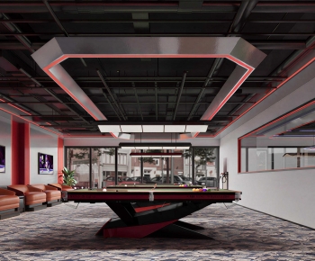 Modern Billiard Room-ID:837296967