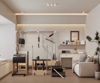 Modern Home Fitness Room-ID:497793915