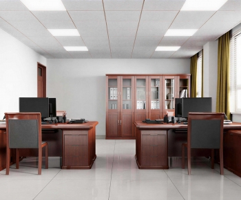 New Chinese Style Manager's Office-ID:104670584
