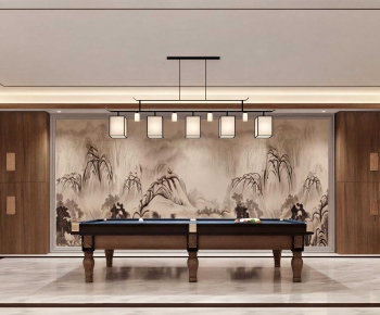 New Chinese Style Billiards Room-ID:640933046
