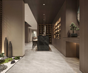New Chinese Style Hallway-ID:673156989