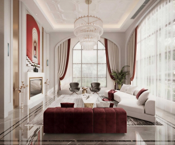 Modern A Living Room-ID:804270983