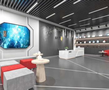 Modern Exhibition Hall-ID:974001887