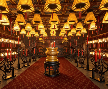 Chinese Style Ancient Architectural Buildings-ID:375968931