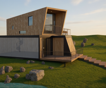 Modern Building Appearance-ID:179838902
