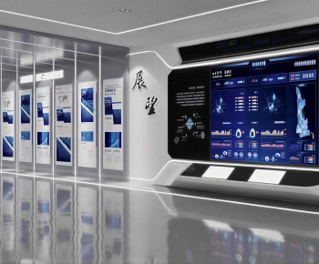 Modern Exhibition Hall-ID:453558926