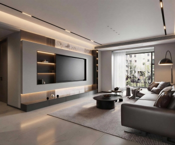 Modern A Living Room-ID:892357116