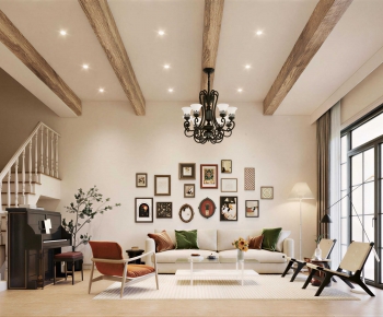 American Style A Living Room-ID:360347034