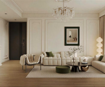 French Style A Living Room-ID:439707992
