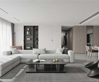 Modern A Living Room-ID:734560974