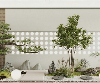 New Chinese Style Plant Landscaping-ID:326622019