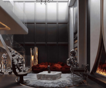 Modern A Living Room-ID:861645949