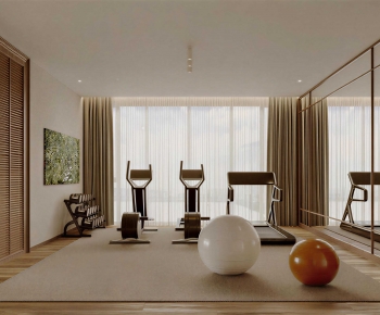 Modern Home Fitness Room-ID:184030061
