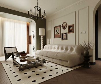 French Style A Living Room-ID:733339076