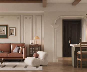 French Style A Living Room-ID:311777118