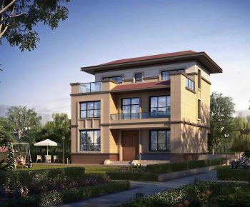 Modern Detached Villa-ID:673536067