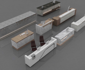 Modern Reception Desk-ID:876791004