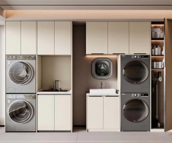 Modern Laundry Cabinet-ID:731514935