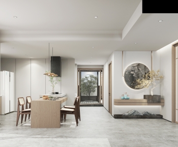 New Chinese Style Dining Room-ID:794305097