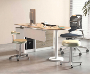 Modern Office Desk And Chair-ID:954895976