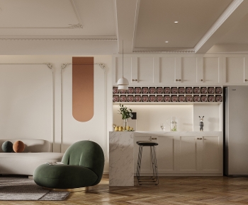 French Style A Living Room-ID:823009017