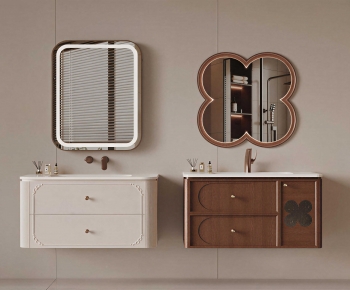 New Chinese Style Bathroom Cabinet-ID:496269946