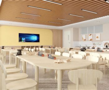 Modern School Classrooms-ID:416027075