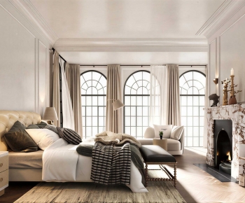 French Style Bedroom-ID:670886997