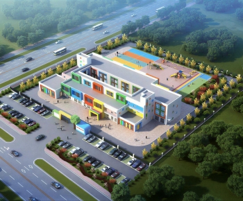 Modern Architectural Bird's-eye View Planning-ID:765548945