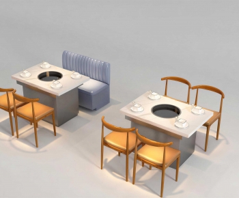 Modern Dining Table And Chairs-ID:757200718