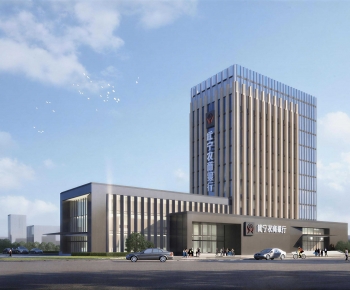New Chinese Style Appearance Of Commercial Building-ID:476224908