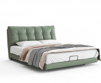 Modern Double Bed-ID:916474109