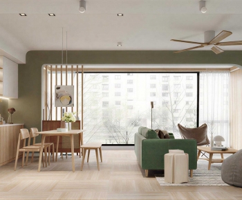 Japanese Style A Living Room-ID:217382911